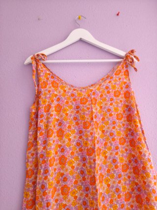 Vestido largo Lefties estampado floral Talla L