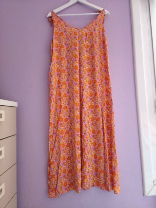 Vestido largo Lefties estampado floral Talla L