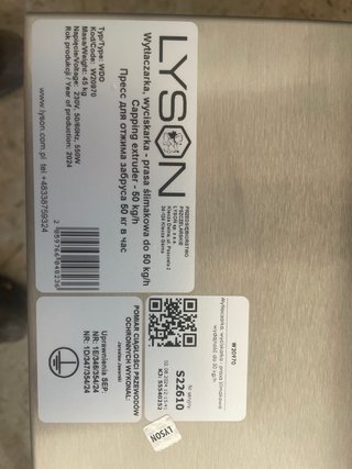 Prensa Lyson para opérculos