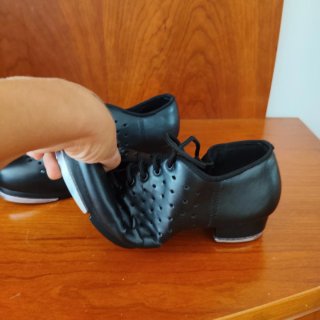 Zapatos de claqué negros talla 39