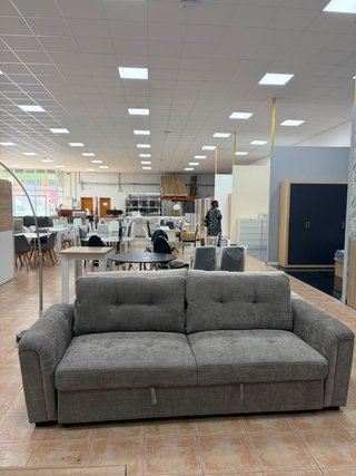 Sofá Cama Gris NUEVO 235cm – Cama Italiana