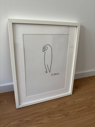Marco Ikea con lámina Picasso