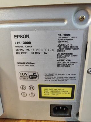 Impresora Epson EPL-3000 Beige