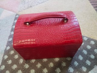 Joyero Rojo con Espejo "el corte inglés"