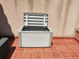 Baúl de almacenaje de plástico