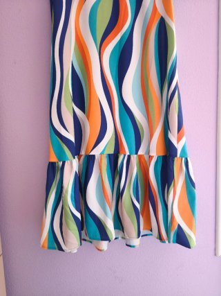 Vestido Tresor Talla 40 Estampado
