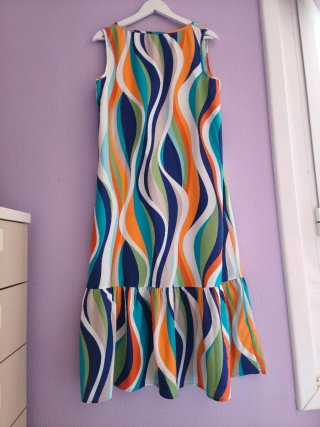 Vestido Tresor Talla 40 Estampado