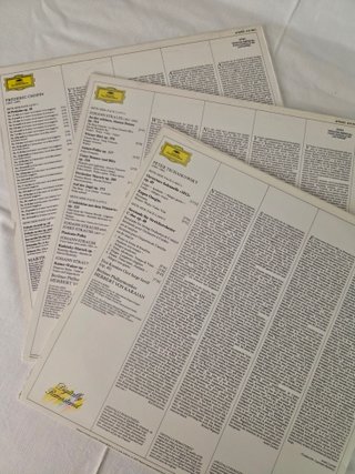 Lote 3 Vinilos Clásica Deutsche Grammophon