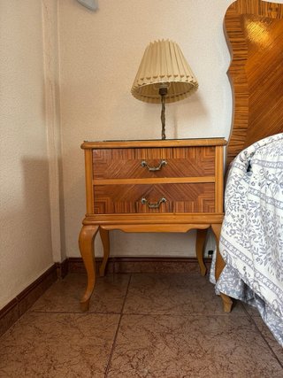 Conjunto Muebles Dormitorio Vintage Madera