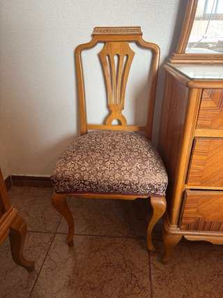 Conjunto Muebles Dormitorio Vintage Madera