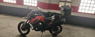 Zontes ZT U1 125 Naranja y Negra