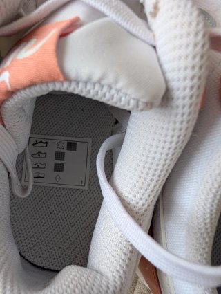 Zapatillas Nike Blancas y Naranja Nuevas