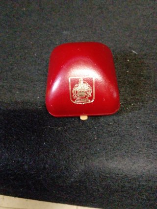 Anillo Plata Antigua Coral Rosa