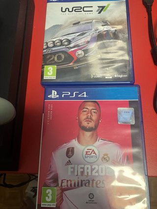 Ps4 Slim 500Gb + 2 Mandos + 2 Juegos