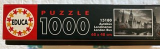 Puzzle Londres Big Ben Bus Rojo