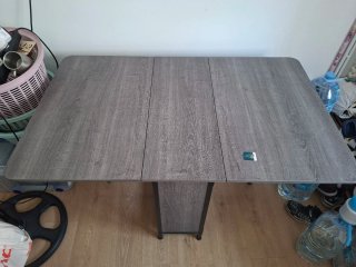 Mesa plegable madera y metal