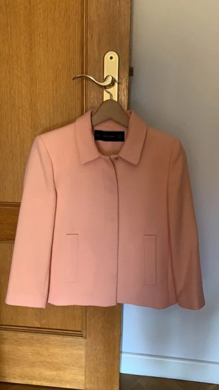 Americana corta Zara rosa palo Talla M