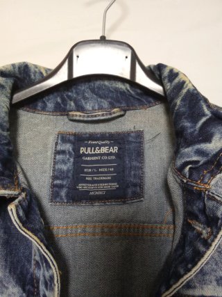 Cazadora Vaquera Pull&Bear Azul Talla L
