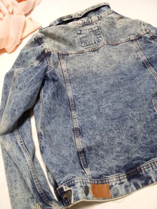 Cazadora Vaquera Pull&Bear Azul Talla L