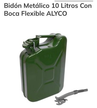 Bidón Metálico Jerrycan 10L