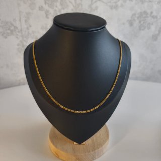 Cadena estilo cubana Oro 18k