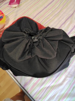 Bolso Jane Carrito Negro y Rojo