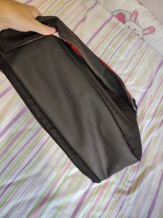 Bolso Jane Carrito Negro y Rojo