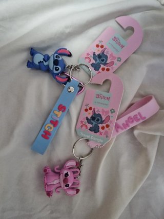Portachiavi Stitch e Angelo Disney