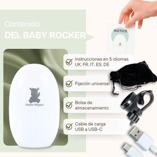 Hello Hippo Acunador Automático Bebé
