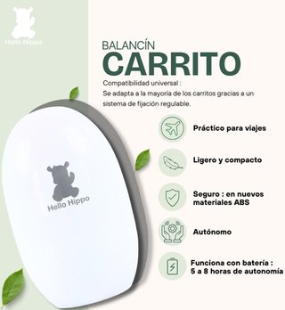 Hello Hippo Acunador Automático Bebé
