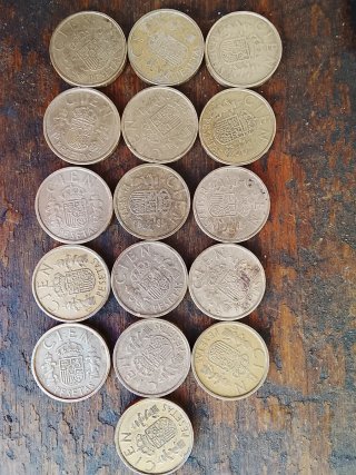16 Monedas 100 Pesetas Juan Carlos I