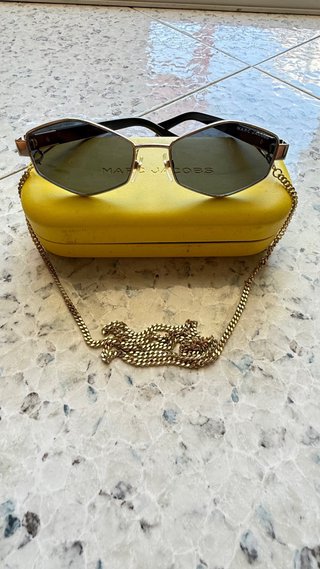 Occhiali da sole Marc Jacobs oro e neri