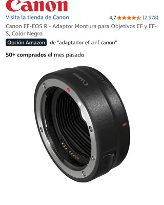 Canon EOS R - gratis, adaptador EF a RF