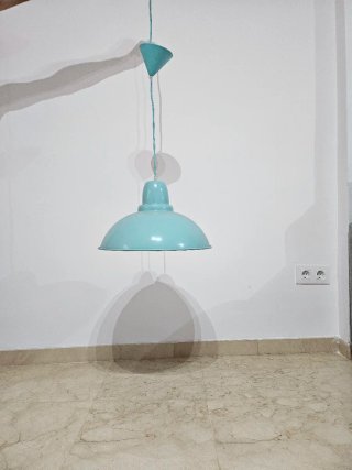 Lámpara colgante turquesa IKEA Skurup