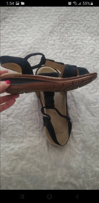Sandalias Ara Azul Talla 38