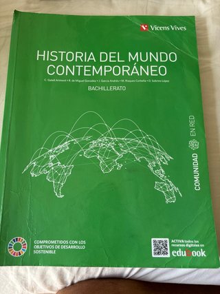 Historia del mundo contemporáneo 1 Bachillerato