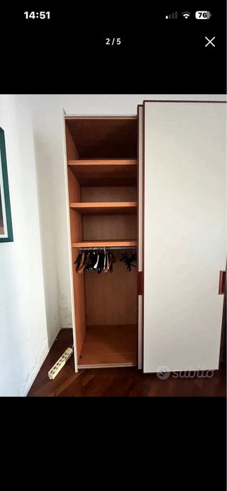 Armadio Tisettanta 4 ante scorrevoli