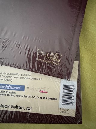 Álbum de sellos Prophila Collection -  16 páginas