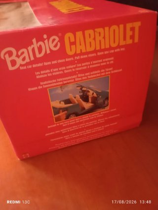 Barbie Cabriolet Auto Giocattolo 1998 (Vedi Foto)