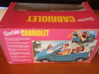 Barbie Cabriolet Auto Giocattolo 1998 (Vedi Foto)