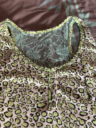 Camiseta tirantes estampado leopardo