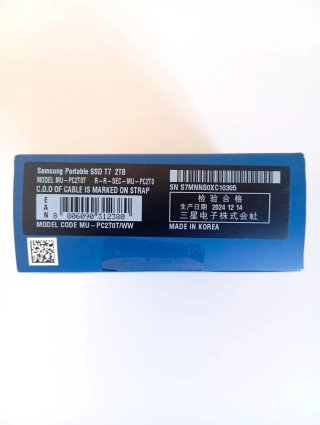 Samsung SSD T7 2TB Portátil