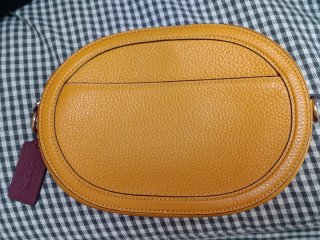 Bolso Coach Mostaza Vintage Carruaje