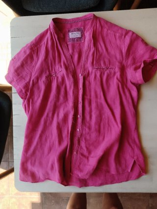 Camisa rosa Massimo Dutti