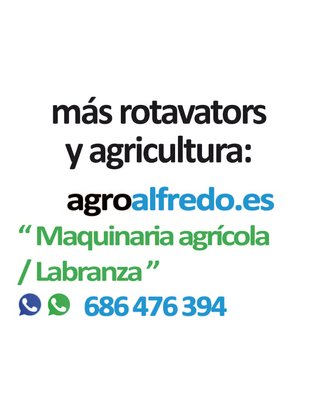 Rotavators Agrator 2,10 metros con rastra.