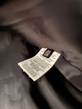 Blazer Negro Massimo Dutti Mujer Talla M