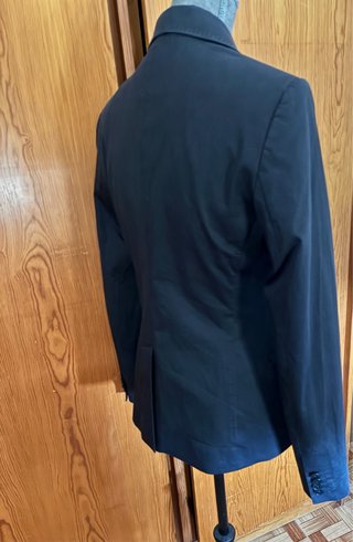 Blazer Negro Massimo Dutti Mujer Talla M