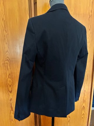 Blazer Negro Massimo Dutti Mujer Talla M