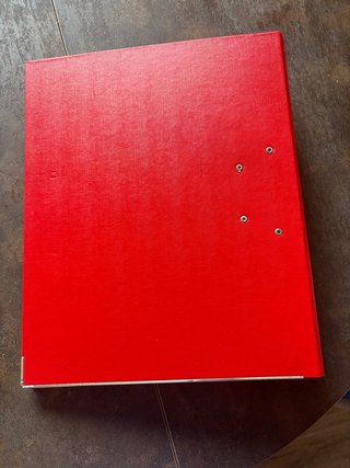 2 Archivadores Azul y Rojo