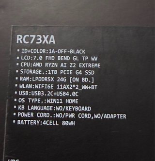 Xbox Rog Ally X (1TB/24GB) con Cargador y Garantía
